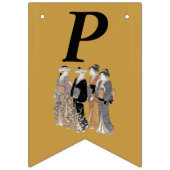 Happy Birthday Group  Geisha Dames Japan Vlaggetjes (Derde vlag)