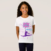 Happy Birthday Gymnastics Personalized T-shirt (Voorkant volledig)