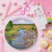 Happy Birthday Hammonasset Beach Paper Bord (Feest)