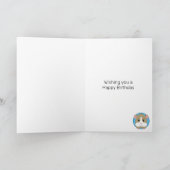 Happy Birthday Hamster gepersonaliseerd Kaart (Binnen)
