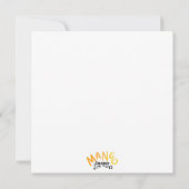 Happy Birthday Handgeschreven regenboogontwerp Feestdagenkaart (Achterkant)