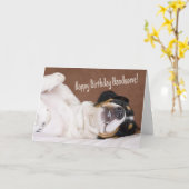 Happy Birthday Handsome Wenskaart Kaart (Gele Bloem)