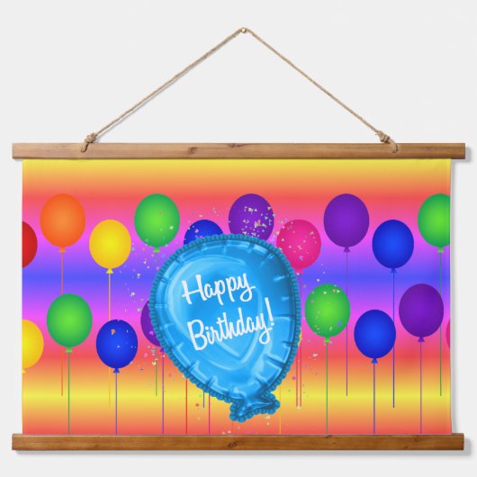 Happy Birthday!!  Hangend Wandkleed (Voorkant)