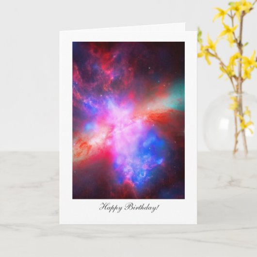 Happy Birthday, Happy Return, Cigar Galaxy Kaart (Gele Bloem)