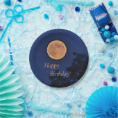 Happy Birthday Harvest Moon Papieren Bordje (Feest)