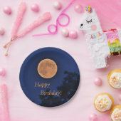 Happy Birthday Harvest Moon Papieren Bordje (Feest)