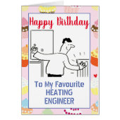 Happy Birthday Heating Engineer (Voorkant)