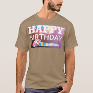 Happy Birthday heeft een fijne dag die T-Shirt aan
