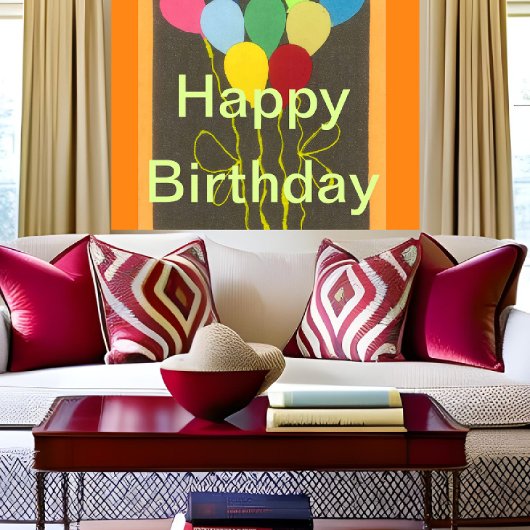 Happy Birthday heeft een mooie dag en een betere a Perfect Poster