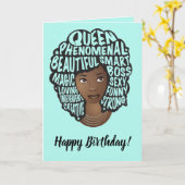 Happy Birthday, het stimuleren van vrouwen, Blauwg Kaart (Gele Bloem)