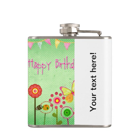 Happy Birthday Heupfles (Achterkant)