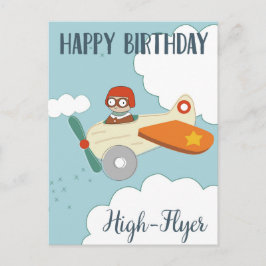 Happy Birthday High-flyer Briefkaart