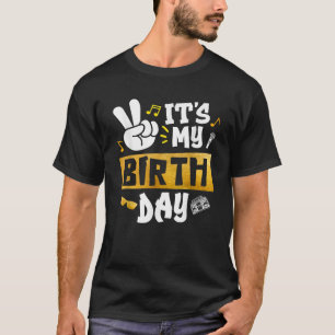 Happy Birthday Hip Hop voor Boy Girl Het is mijn g T-shirt