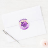 Happy Birthday Hippo Stickers (Envelop)