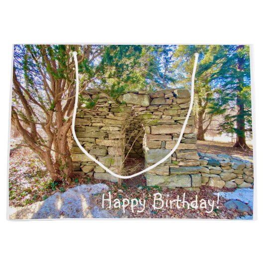 Happy Birthday History Buff Groot Cadeauzakje (Voorkant)