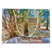 Happy Birthday History Buff Groot Cadeauzakje (Achterkant)