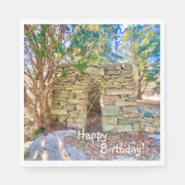 Happy Birthday History Buff Servet (Voorkant)