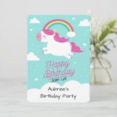 Happy Birthday Holiday Card Feestdagenkaart (Staand voorkant)