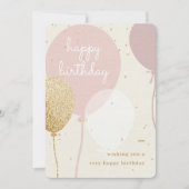 Happy Birthday Holiday Card Feestdagenkaart (Voorkant)
