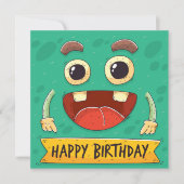 Happy Birthday Holiday Card Feestdagenkaart (Voorkant)