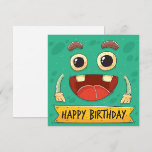 Happy Birthday Holiday Card Feestdagenkaart