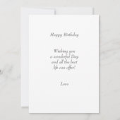 Happy Birthday Honey Heart Birthday (Achterkant)