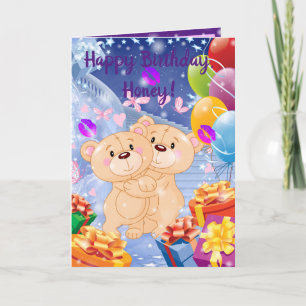 Happy Birthday, Honey Kaart