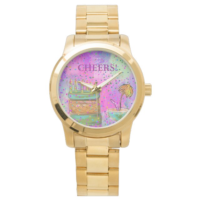 HAPPY BIRTHDAY HORLOGE (Voorkant)