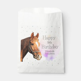 Happy Birthday Horse Back Riding Animal Kind Bedankzakje