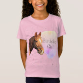 Happy Birthday Horse Back Riding  Animal Kind T-shirt (Voorkant)