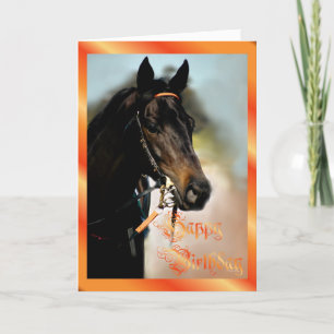 Happy Birthday Horse Birthday-kaartenliefhebbers Kaart