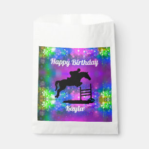 Happy Birthday Horse Hunter Jumper Equestrian Bedankzakje