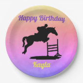 Happy Birthday Horse Hunter Jumper Equestrian Papieren Bordje