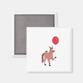 Happy Birthday Horse Magneet (Voorkant / Achterkant)