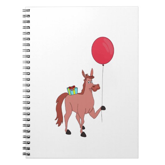 Happy Birthday Horse Notitieboek (Voorkant)