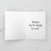 Happy Birthday Horse Verjaardagskaart paardenliefh Kaart (Binnen)