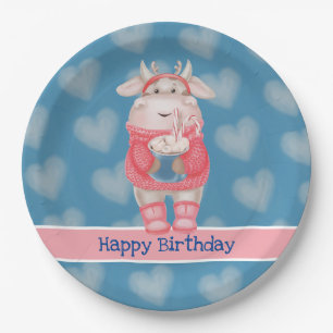 Happy Birthday Hot Chocolate Paper-Bord Papieren Bordje
