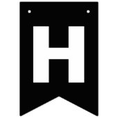 Happy Birthday Hot Pink met White Polka Dots Vlaggetjes (Tweede vlag)