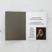 Happy Birthday houdt niet van een Fancy Kaart (Binnen)