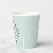 Happy Birthday Hummingvogels Papieren Bekers (Links)