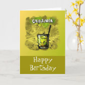 Happy Birthday Humor - Caipirinha Recept Kaart (Gele Bloem)