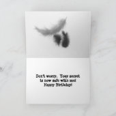 Happy Birthday Humor Calico Perzisch Kat Kaart (Binnen)