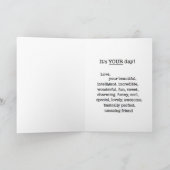 Happy Birthday humor card Kaart (Binnen)