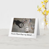 Happy Birthday humor - puppyvrienden Kaart (Gele Bloem)