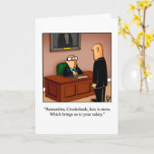 Happy Birthday Humor Wenskaart Kaart (Gele Bloem)