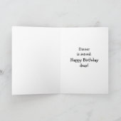 Happy Birthday Humor Wenskaart voor haar Kaart (Binnen)