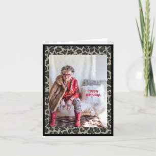 Happy Birthday humoristisch advies voor een Woo-Ho Kaart