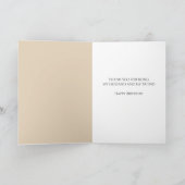 Happy Birthday Husband Golftas Verjaardag Kaart (Binnen)