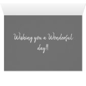 Happy Birthday Husband Kaart (Binenzijde Horizontaal (Onderkant))