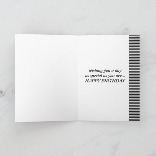 Happy Birthday Husband Kaart (Binnen)